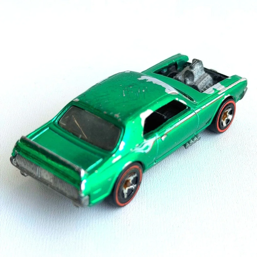 Vintage Hot Wheels 1967 Nitty Gritty Kitty Redline Car Green Rare Flames Custom‎